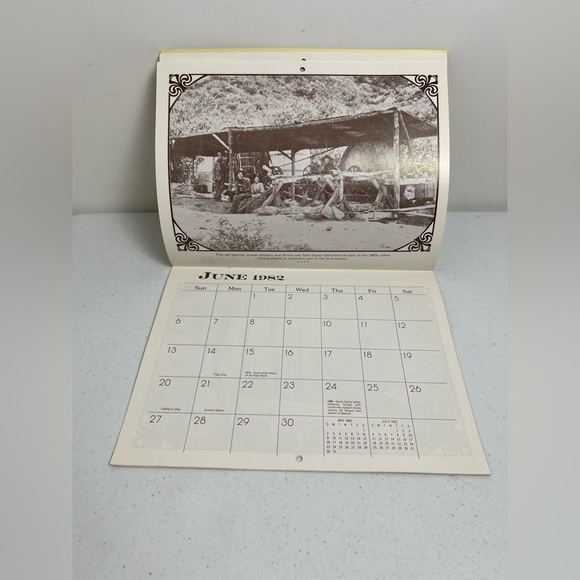Santa Clarita Valley Historical Society 1982 Calendar & Site Pamphlet - Picture 3 of 8